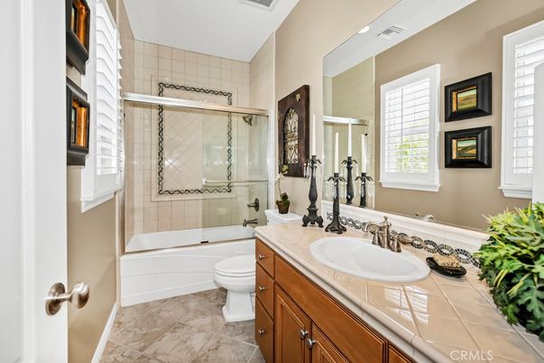 Bathroom, Glass Shower, Interior, Tile Countertops