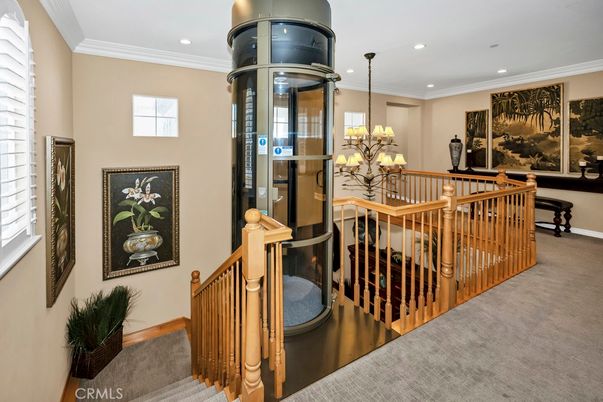 Chandelier, Interior, Recessed Lighting