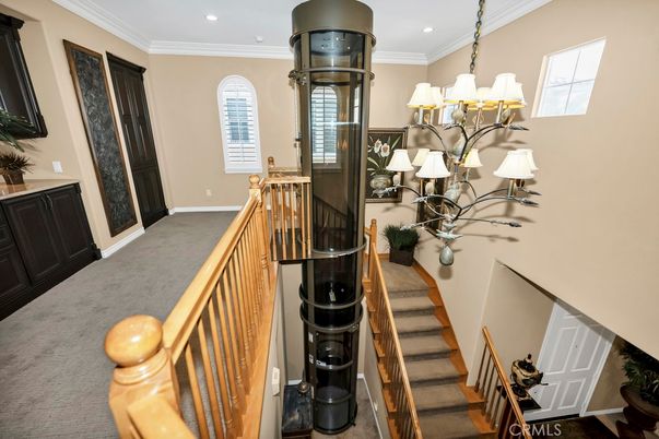 Chandelier, Interior, Recessed Lighting