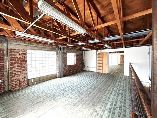 Empty room, Interior, Stone Walls, Wooden Beams, Wooden Ceilings