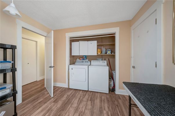 Interior, Utility Closets, Washer, Wood Texture Flooring