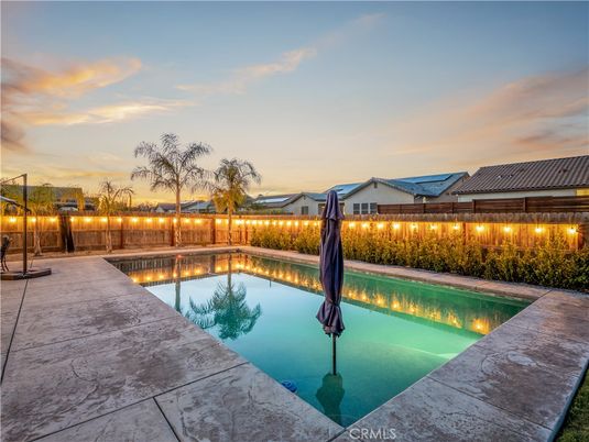 Exterior, Pool, Solar Panels