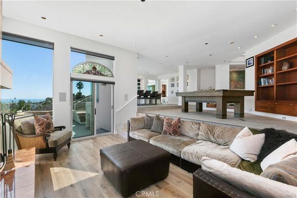 Game Room, Interior, Living room, Recessed Lighting, Water, Wood Texture Flooring