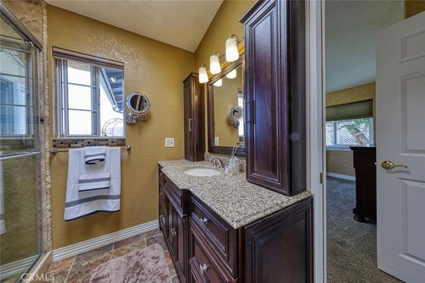 Bathroom, Dual Sink Vanities, Glass Shower, Interior