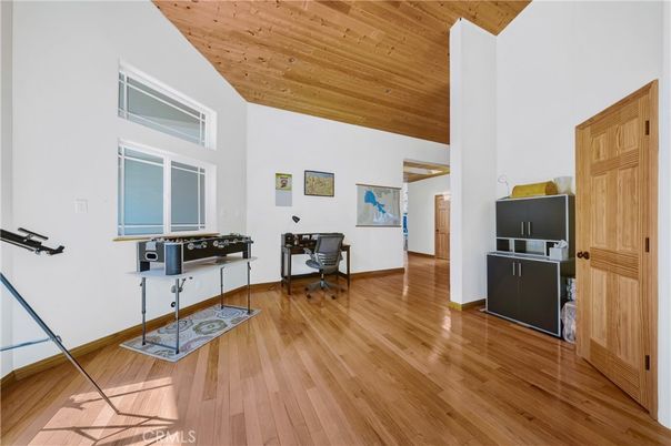 Home Office, Interior, Wooden Ceilings, Wood Texture Flooring