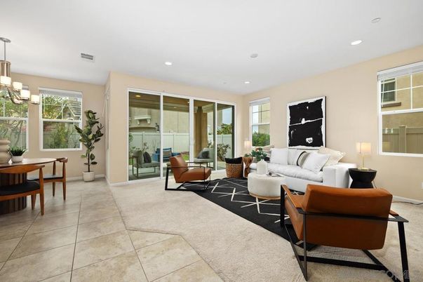 Dining room, Interior, Living room, Recessed Lighting