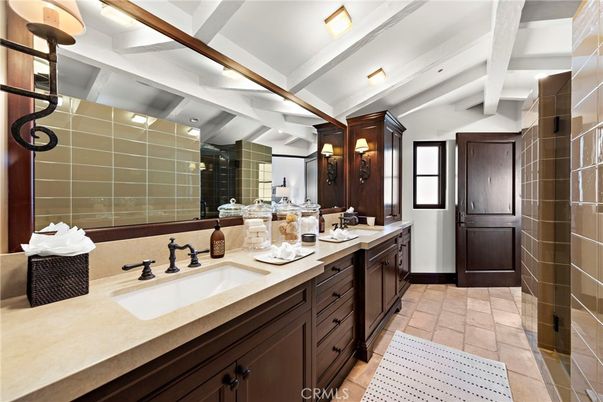 Bathroom, Dual Sink Vanities, Glass Shower, Interior
