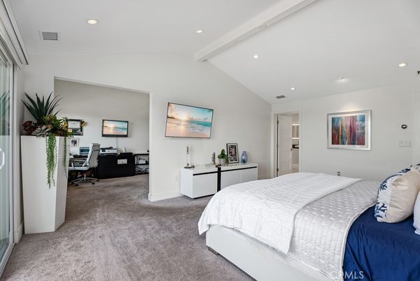 Bedroom, Home Office, Interior, Recessed Lighting