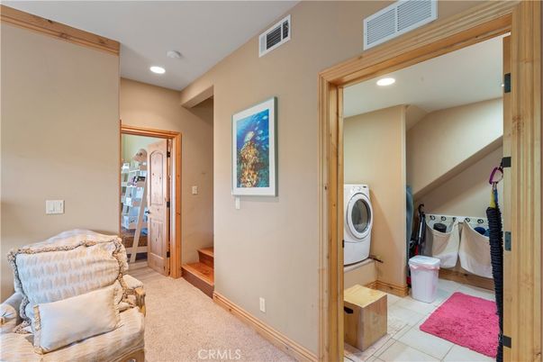 Bathroom, Interior, Recessed Lighting, Utility Closets, Washer