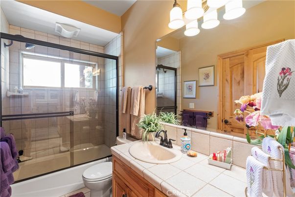 Bathroom, Glass Shower, Interior, Tile Countertops