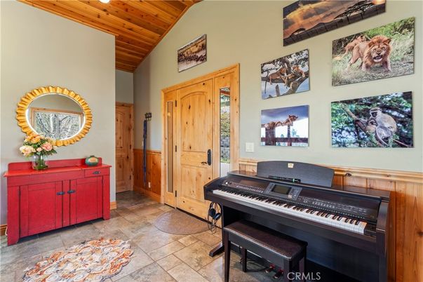Interior, Piano, Wooden Ceilings