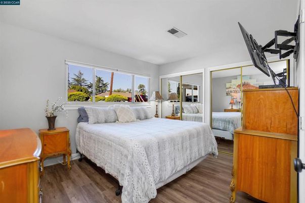 Bedroom, Interior, Wood Texture Flooring