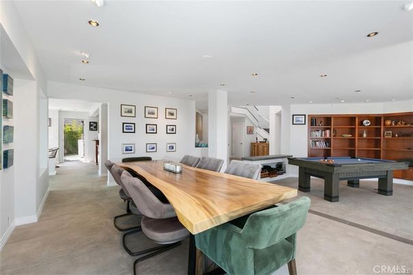 Billiard Table, Dining room, Game Room, Interior, Recessed Lighting