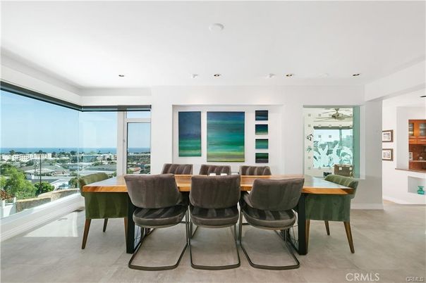Dining room, Interior, Recessed Lighting, Water