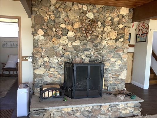 Fireplace, Interior, Stone Walls