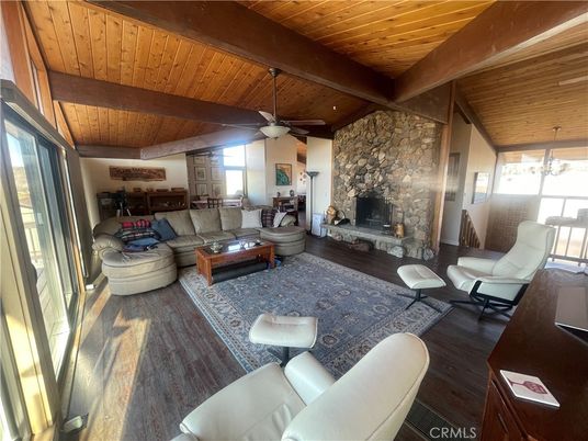 Fireplace, Interior, Living room, Stone Walls, Wooden Beams, Wooden Ceilings, Wood Texture Flooring