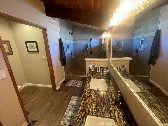 Bathroom, Interior, Wood Texture Flooring