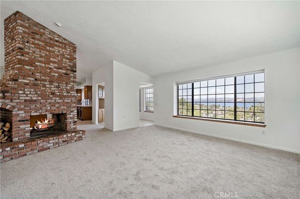 Empty room, Fireplace, Interior, Stone Walls