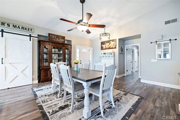 Dining room, Interior, Wood Texture Flooring