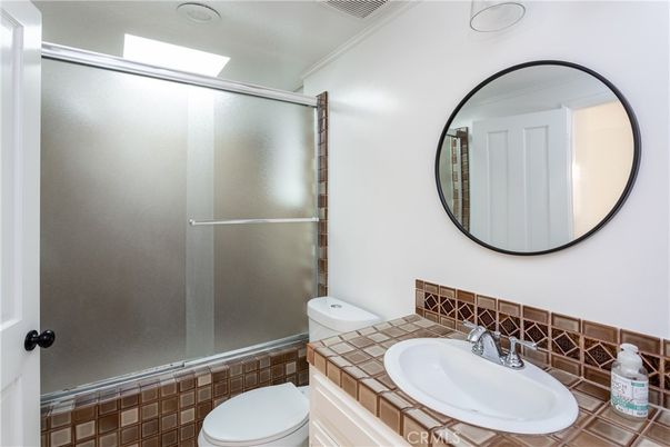Bathroom, Glass Shower, Interior, Tile Countertops