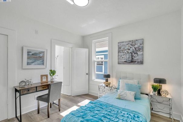 Bedroom, Home Office, Interior, Wood Texture Flooring