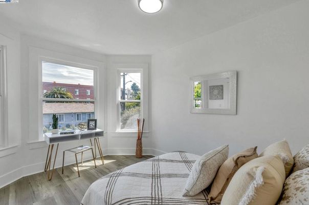 Bedroom, Home Office, Interior, Wood Texture Flooring