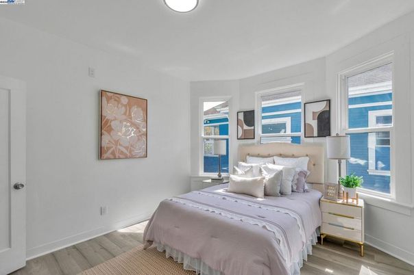 Bedroom, Interior, Water, Wood Texture Flooring