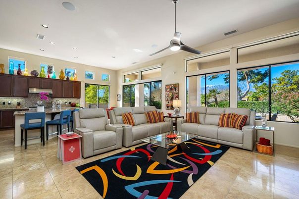 Interior, Kitchen, Living room, Recessed Lighting