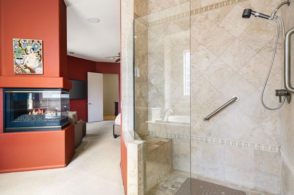Bathroom, Glass Shower, Interior