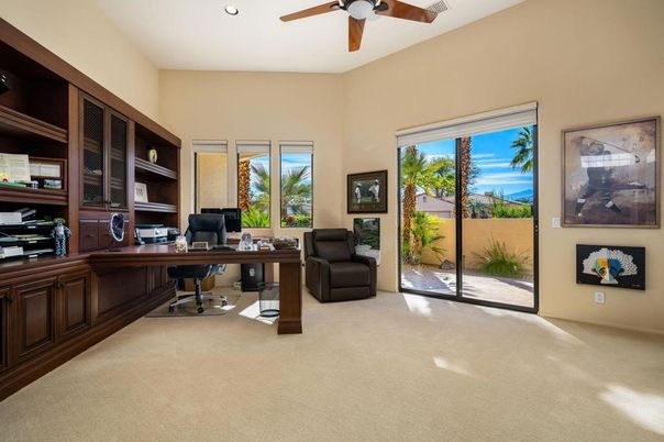 Home Office, Interior, Recessed Lighting