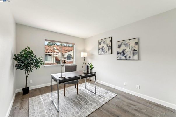 Home Office, Interior, Wood Texture Flooring