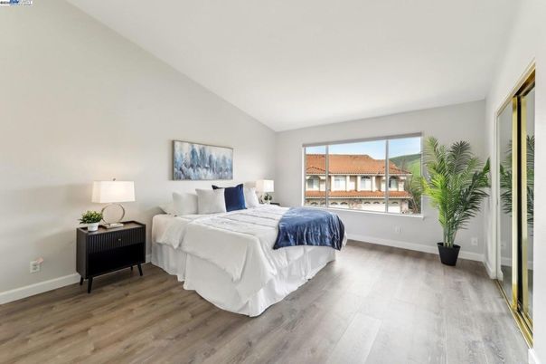 Bedroom, Interior, Wood Texture Flooring