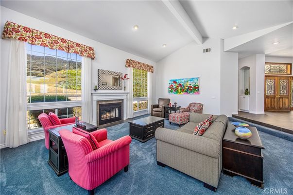 Fireplace, Interior, Living room, Recessed Lighting