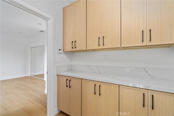 Interior, Marble Walls, Wood Texture Flooring