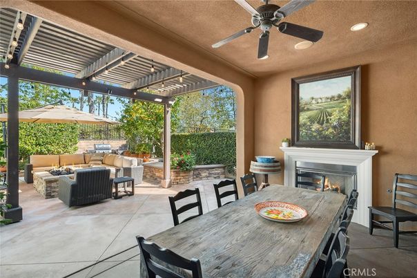 Exterior, Fireplace, Recessed Lighting