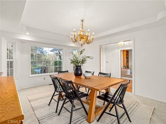 Chandelier, Dining room, Interior, Recessed Lighting