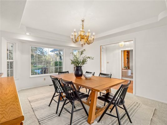 Chandelier, Dining room, Interior, Recessed Lighting