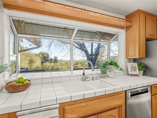 Interior, Kitchen, Stainless Steel Appliances, Tile Countertops