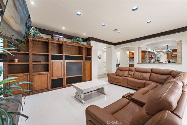 Interior, Living room, Recessed Lighting