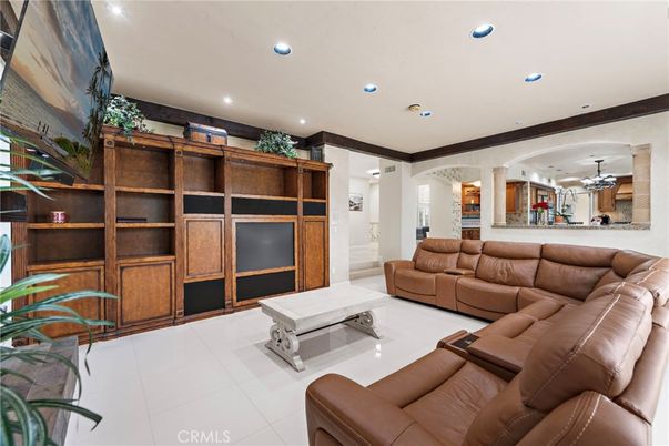Interior, Living room, Recessed Lighting