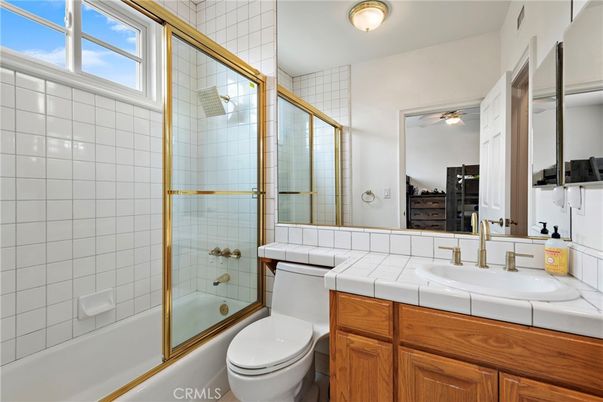 Bathroom, Glass Shower, Interior, Tile Countertops