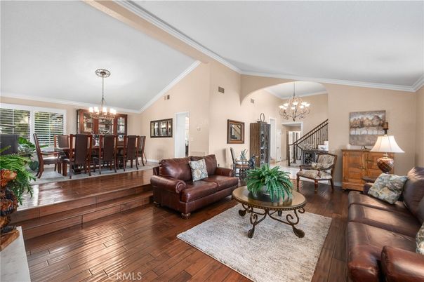 Chandelier, Dining room, Interior, Living room, Wood Texture Flooring