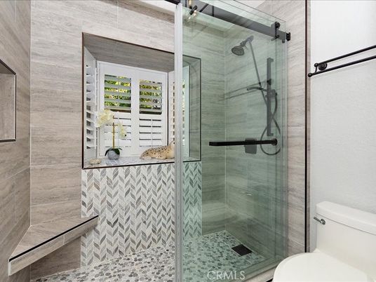 Bathroom, Glass Shower, Interior