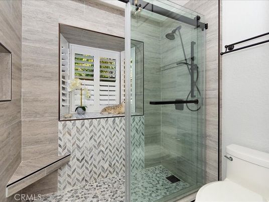 Bathroom, Glass Shower, Interior