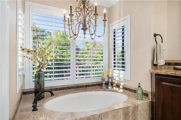 Bathroom, Chandelier, Interior