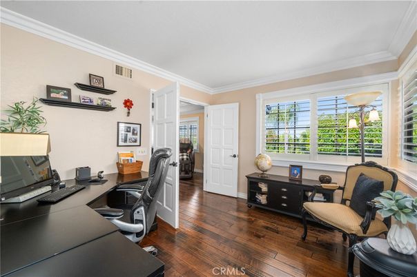 Home Office, Interior, Wood Texture Flooring