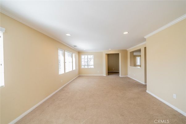 Empty room, Interior, Recessed Lighting