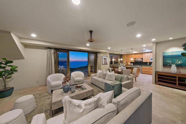 Dining room, Interior, Kitchen, Living room, Pendant Lights, Recessed Lighting, Water