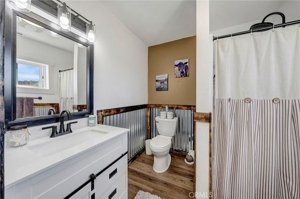 Bathroom, Interior, Wood Texture Flooring