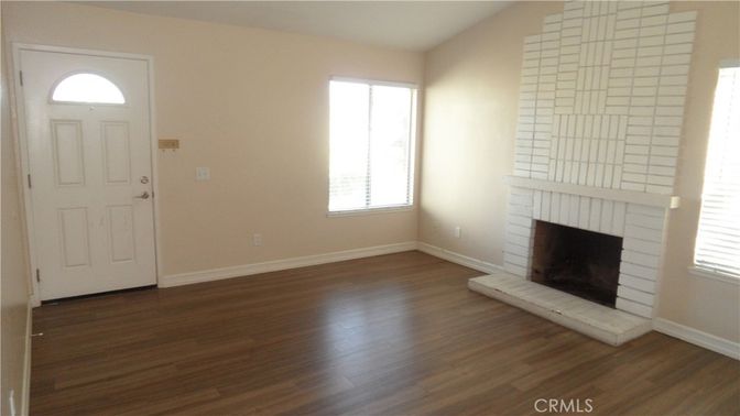 Empty room, Fireplace, Interior, Wood Texture Flooring